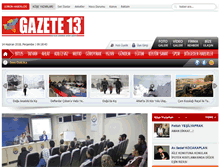 Tablet Screenshot of gazete13.net